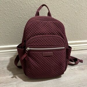 Maroon small Vera Bradley Backpack